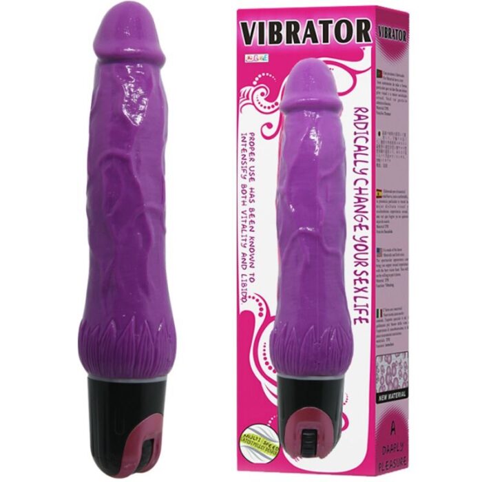BAILE - VIBRATOR DAAPLY PLEASURE MULTIVELOCIDAD MORADO - CandyHot - Foto 3