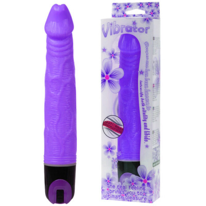 BAILE - VIBRATOR MULTISPEED 21.5 CM MORADO - CandyHot - Foto 3