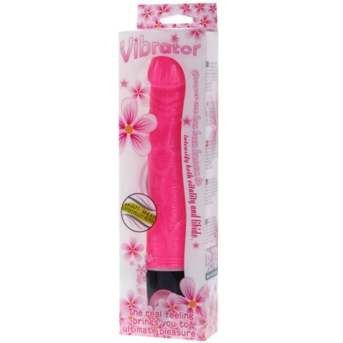 BAILE - VIBRATOR MULTISPEED 21.5 CM ROSA - CandyHot - Foto 3