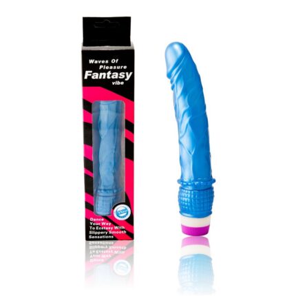 BAILE - WAVES OF PLEASURE VIBRADOR 23 CM AZUL - CandyHot - Foto 1