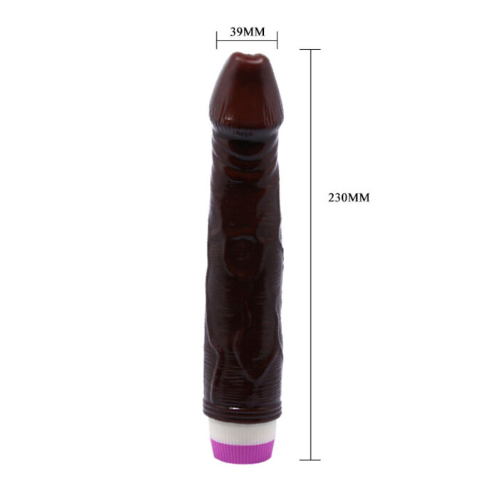 BAILE - WAVES OF PLEASURE VIBRADOR 23 CM MARRÓN - CandyHot - Foto 3