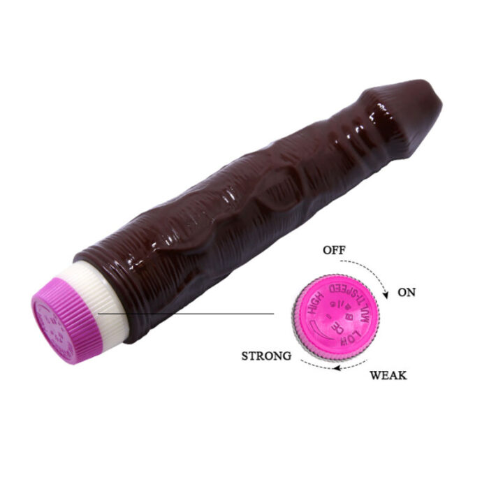 BAILE - WAVES OF PLEASURE VIBRADOR 23 CM MARRÓN - CandyHot - Foto 4