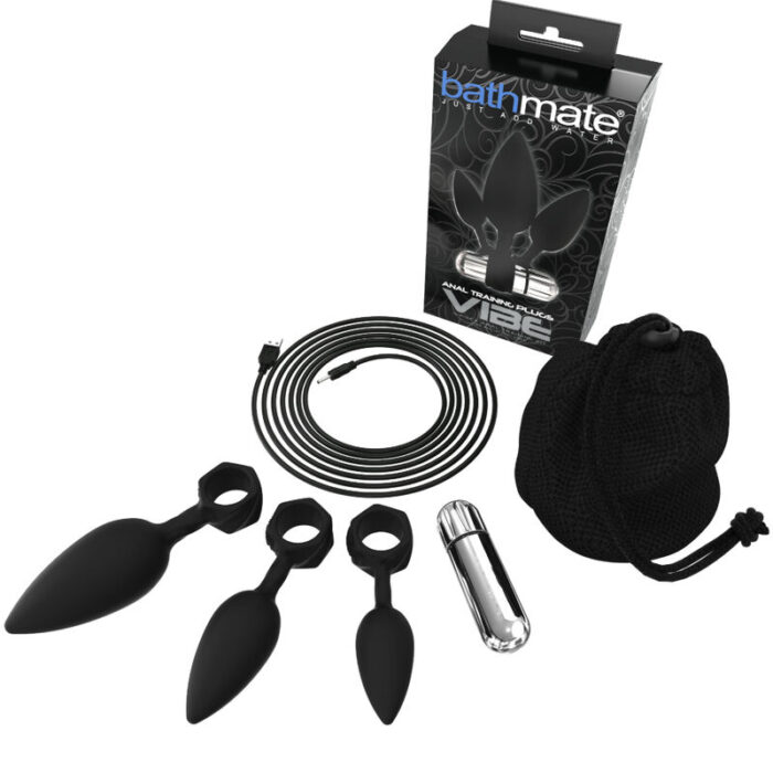 BATHMATE - ANAL TRAINING PLUGS VIBE - CandyHot - Foto 1