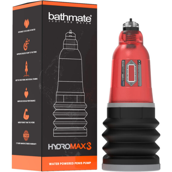 BATHMATE - HYDROMAX 3 ROJO - CandyHot - Foto 2