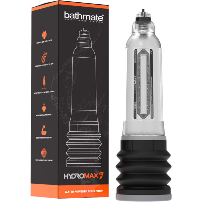 BATHMATE - HYDROMAX 7 BOMBA AUMENTO PENE TRANSPARENTE - CandyHot - Foto 2