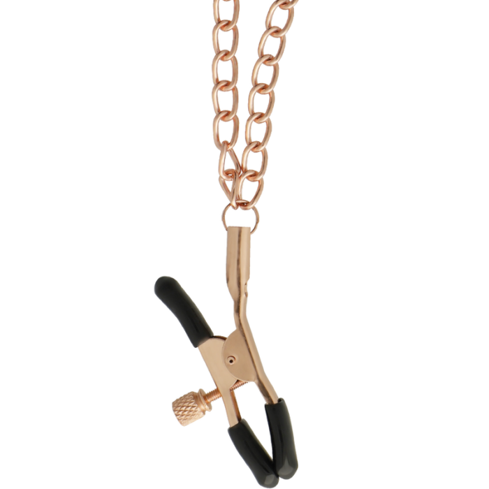 BEGME - BLACK EDITION COLLAR CON CADENAS Y PINZAS PEZONES CON FORRO DE NEOPRENO - CandyHot - Foto 6