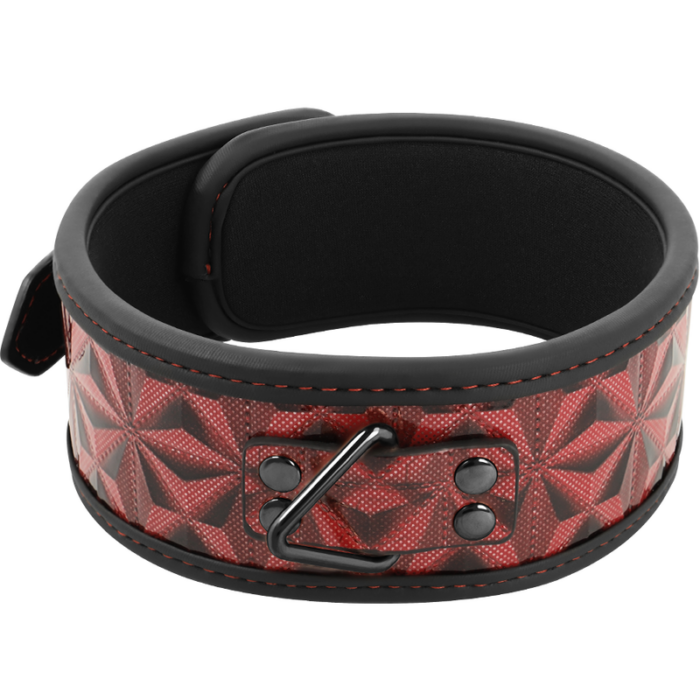 BEGME - RED EDITION COLLAR CUERO VEGANO CON FORRO DE NEOPRENO - CandyHot - Foto 3