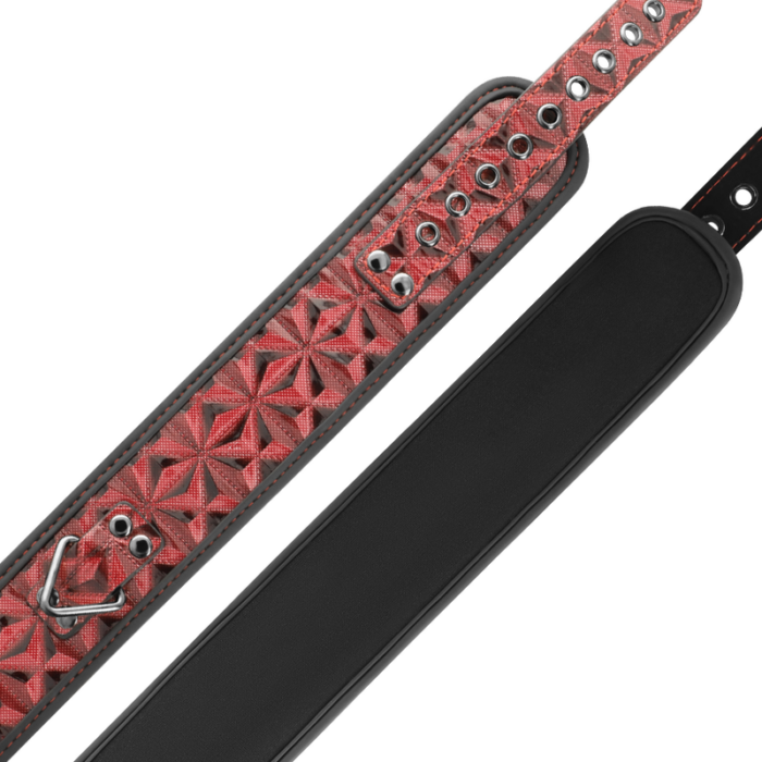 BEGME - RED EDITION COLLAR CUERO VEGANO CON FORRO DE NEOPRENO - CandyHot - Foto 4