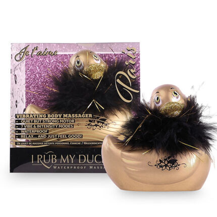 BIG TEASE TOYS - I RUB MY DUCKIE 2.0 | PATO VIBRADOR PARIS (GOLD) - CandyHot - Foto 2