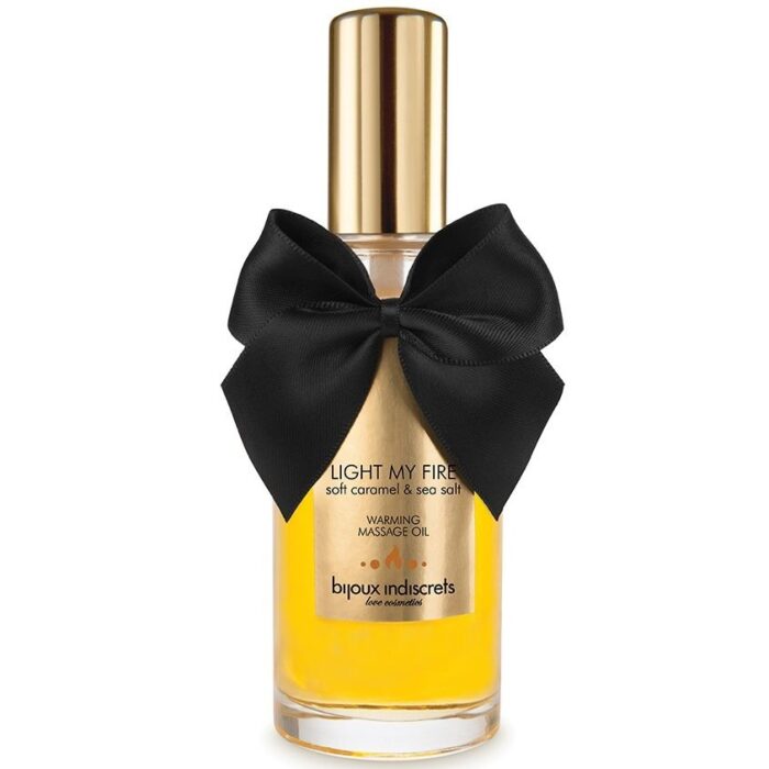 BIJOUX - ACEITE MASAJE EFECTO CALOR AROMA CARAMELO - CandyHot - Foto 1