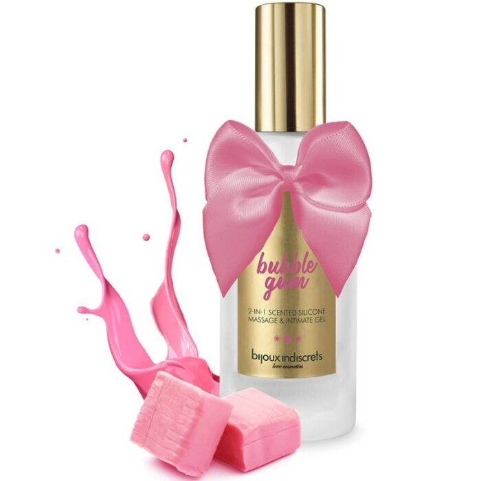 BIJOUX - BUBBLE GUM GEL 2 EN 1 SILICONA CHICLE DE FRESA 100 ML - CandyHot - Foto 1