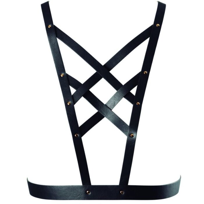 BIJOUX - INDISCRETS MAZE ARNES CRUZADO CON ESCOTE NEGRO - CandyHot - Foto 1