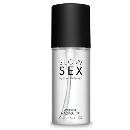 BIJOUX - SLOW SEX ACEITE MASAJE EFECTO CALOR 50 ML - CandyHot - Foto 2
