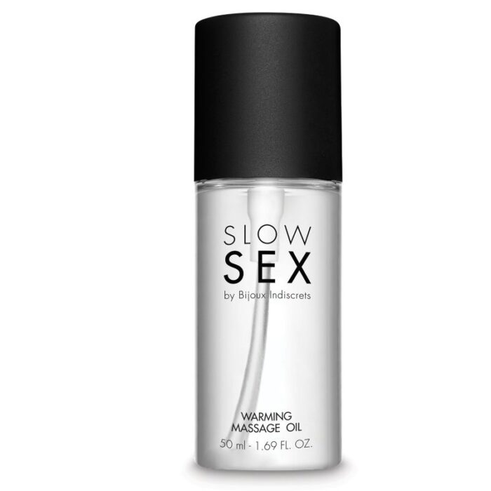 BIJOUX - SLOW SEX ACEITE MASAJE EFECTO CALOR 50 ML - CandyHot - Foto 2