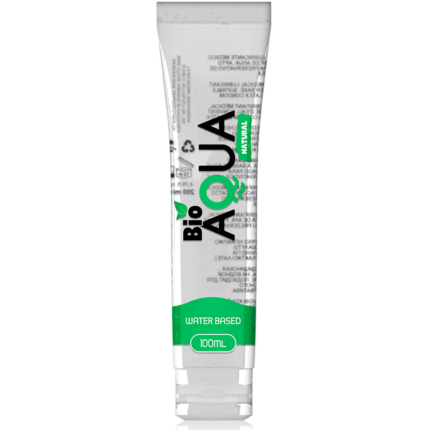 BIOAQUA LUBRICANTE INGREDIENTES NATURALES BASE AGUA 100 ML - CandyHot - Foto 1