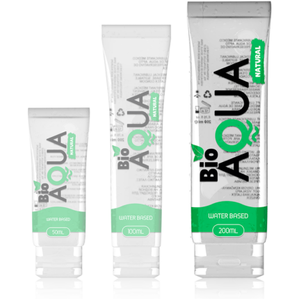 BIOAQUA LUBRICANTE INGREDIENTES NATURALES BASE AGUA 200 ML - CandyHot - Foto 2