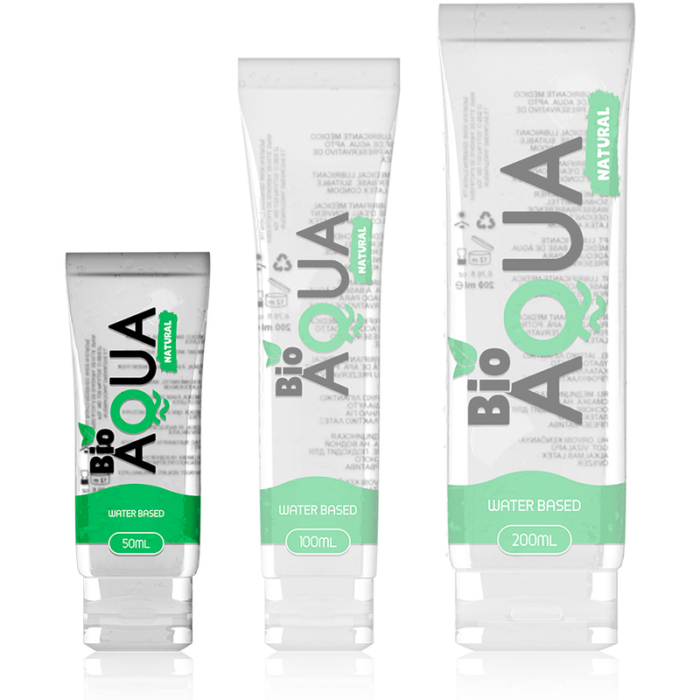 BIOAQUA LUBRICANTE INGREDIENTES NATURALES BASE AGUA 50 ML - CandyHot - Foto 2