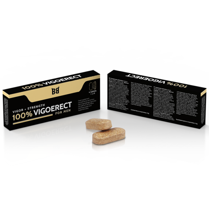 BLACK BULL - 100% VIGOERECT POTENCIADOR PARA HOMBRE 4 CÁPSULAS - CandyHot - Foto 2