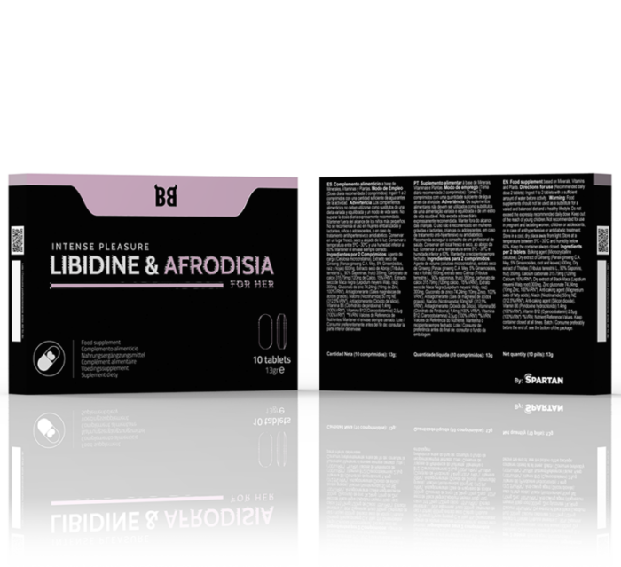 BLACK BULL - LIBIDINE & AFRODISIA PLACER INTENSO PARA MUJER 10 CÁPSULAS - CandyHot - Foto 3