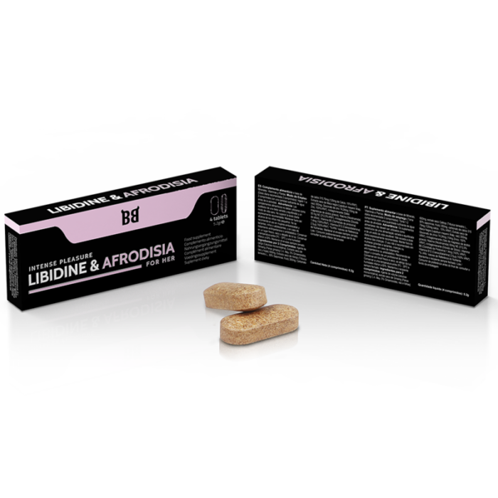 BLACK BULL - LIBIDINE & AFRODISIA PLACER INTENSO PARA MUJER 4 CÁPSULAS - CandyHot - Foto 2