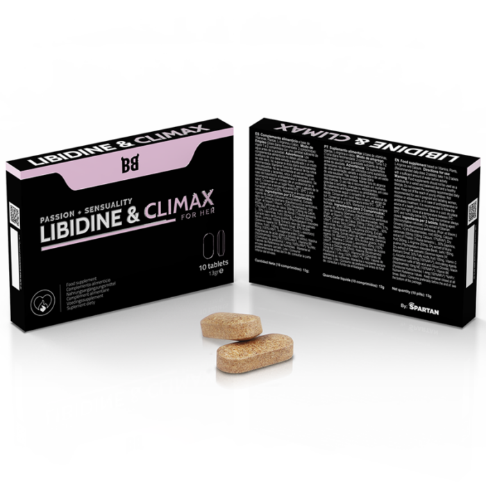 BLACK BULL - LIBIDINE & CLIMAX AUMENTO LÍBIDO PARA MUJER 10 CÁPSULAS - CandyHot - Foto 2