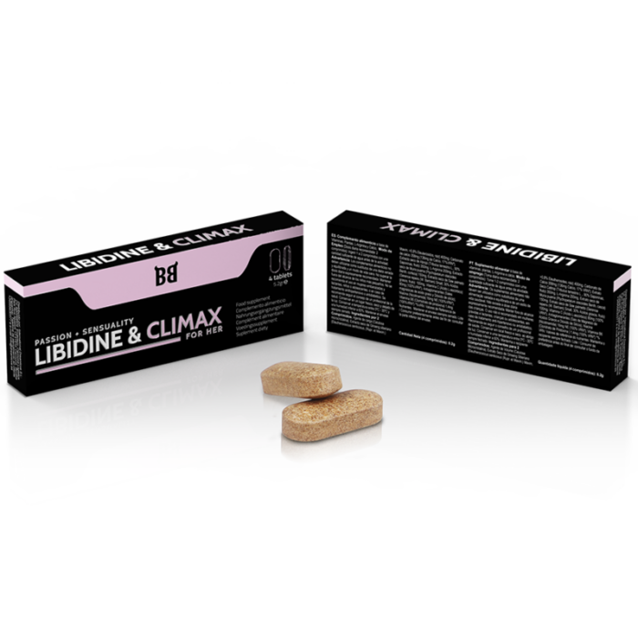 BLACK BULL - LIBIDINE & CLIMAX AUMENTO LÍBIDO PARA MUJER 4 CÁPSULAS - CandyHot - Foto 2