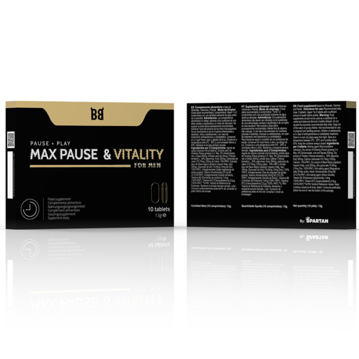 BLACK BULL - MAX PAUSE & VITALITY RETARDANTE PARA HOMBRE 10 CÁPSULAS - CandyHot - Foto 3