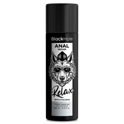 BLACK HOLE - ANAL REPAIR BASE AGUA RELAX CON HYALURON 100 ML - CandyHot - Foto 1