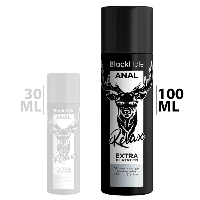 BLACK HOLE - BASE SILICONA CONCENTRADA DILATACIÓN ANAL 100 ML - CandyHot - Foto 2