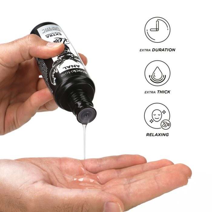 BLACK HOLE - BASE SILICONA CONCENTRADA DILATACIÓN ANAL 100 ML - CandyHot - Foto 3