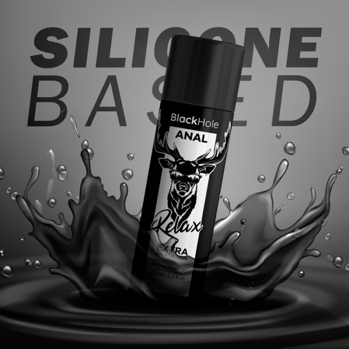 BLACK HOLE - BASE SILICONA CONCENTRADA DILATACIÓN ANAL 100 ML - CandyHot - Foto 4