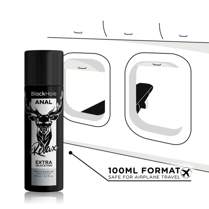 BLACK HOLE - BASE SILICONA CONCENTRADA DILATACIÓN ANAL 100 ML - CandyHot - Foto 5