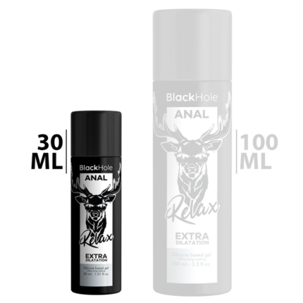 BLACK HOLE - BASE SILICONA CONCENTRADA DILATACION ANAL 30 ML - CandyHot - Foto 2
