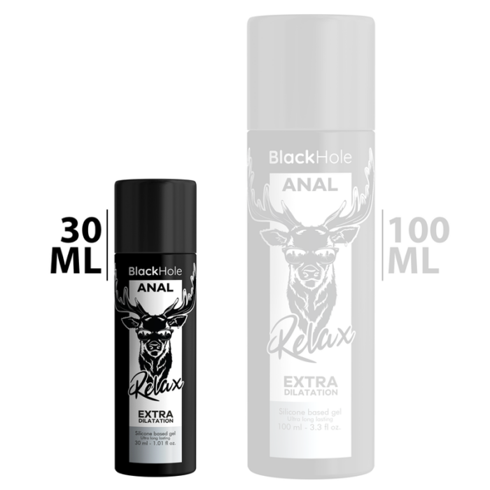BLACK HOLE - BASE SILICONA CONCENTRADA DILATACION ANAL 30 ML - CandyHot - Foto 2