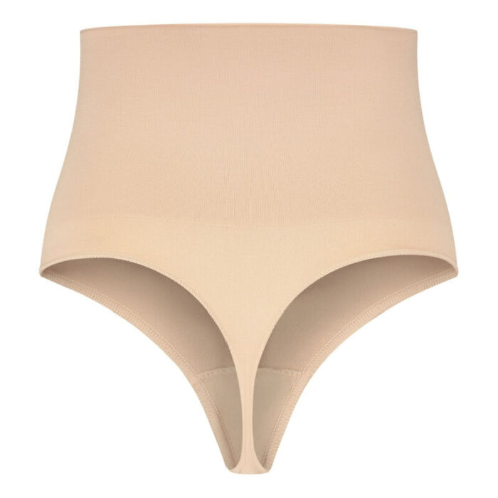 BYE-BRA - FAJA SIN COSTURAS ESTILO TANGA BEIGE TALLA S - CandyHot - Foto 4