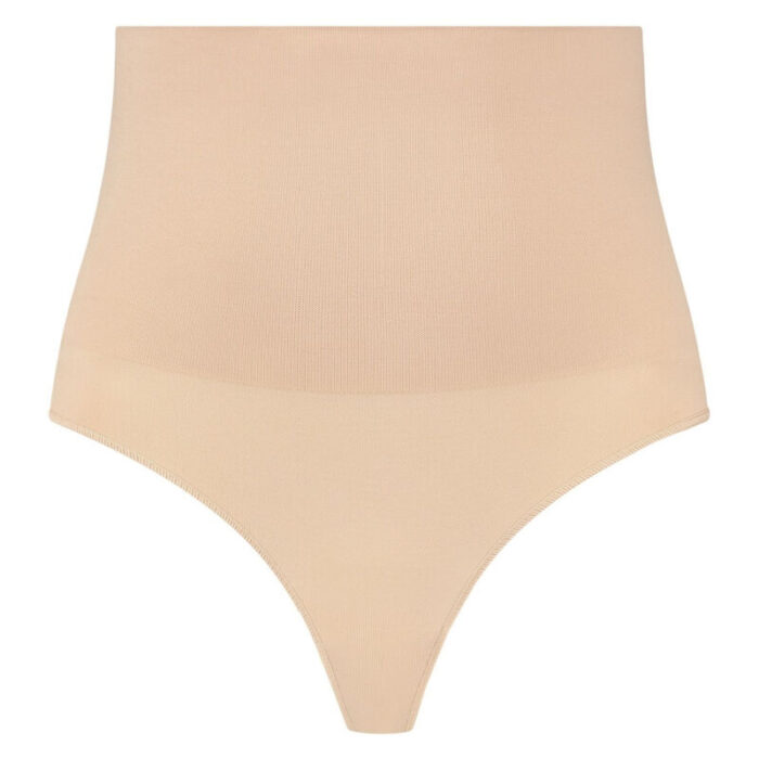 BYE-BRA - FAJA SIN COSTURAS ESTILO TANGA BEIGE TALLA XL - CandyHot - Foto 4