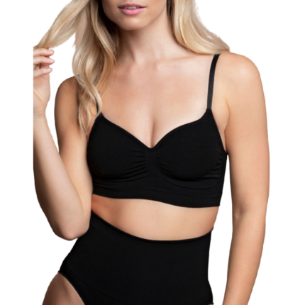 BYE-BRA - MEDIUM CONTROL SUJETADOR SIN COSTURAS NEGRO TALLA XL - CandyHot - Foto 1