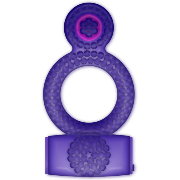 CASUAL LOVE - RING DOUBLE PLEASURE ANILLO LILA - CandyHot - Foto 2