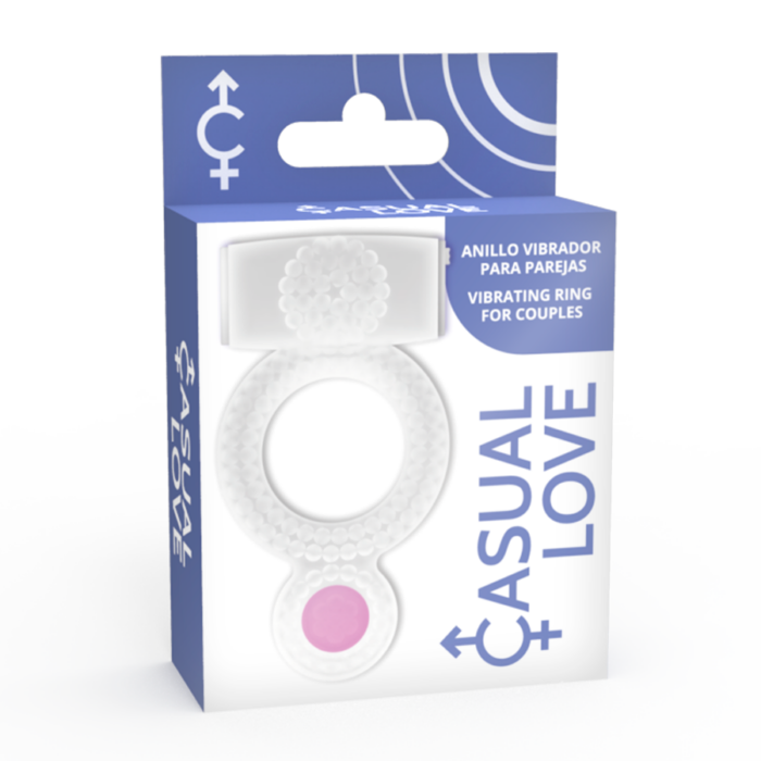 CASUAL LOVE - RING DOUBLE PLEASURE ANILLO TRANSPARENTE - CandyHot - Foto 4