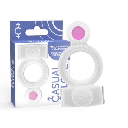 CASUAL LOVE - RING DOUBLE PLEASURE ANILLO TRANSPARENTE - CandyHot - Foto 1