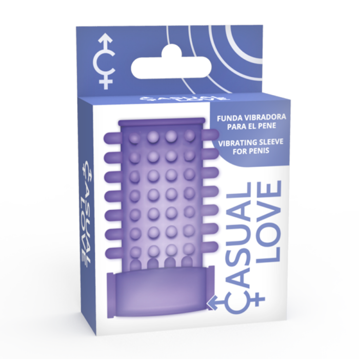 CASUAL LOVE - RING FUNDA PENE VIBRADOR LILA - CandyHot - Foto 5
