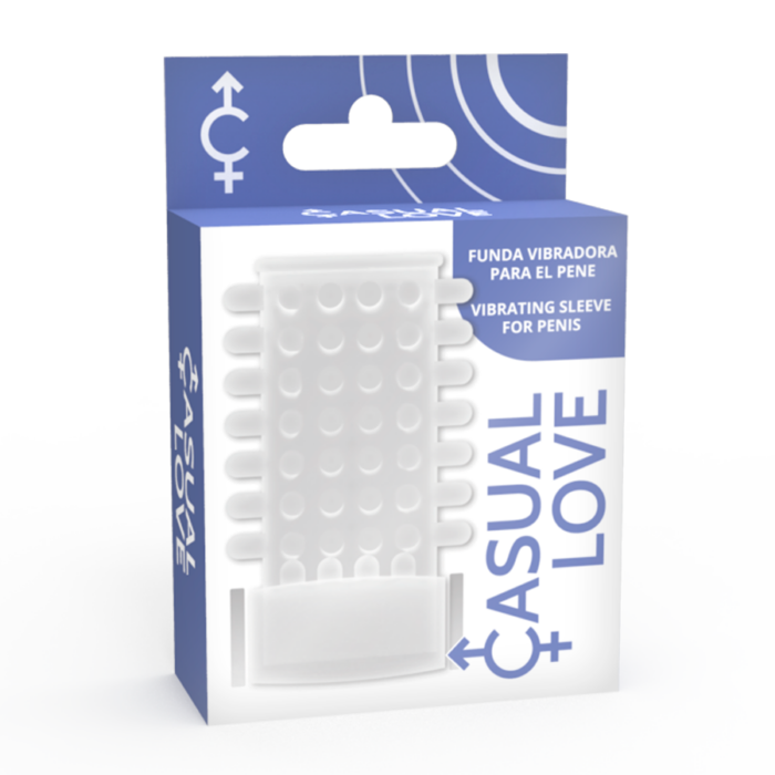 CASUAL LOVE - RING FUNDA PENE VIBRADOR TRANSPARENTE - CandyHot - Foto 5