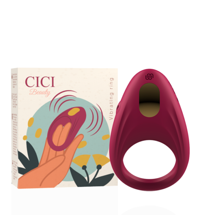 CICI BEAUTY - PREMIUM SILICONE VIBRATING RING - CandyHot - Foto 1