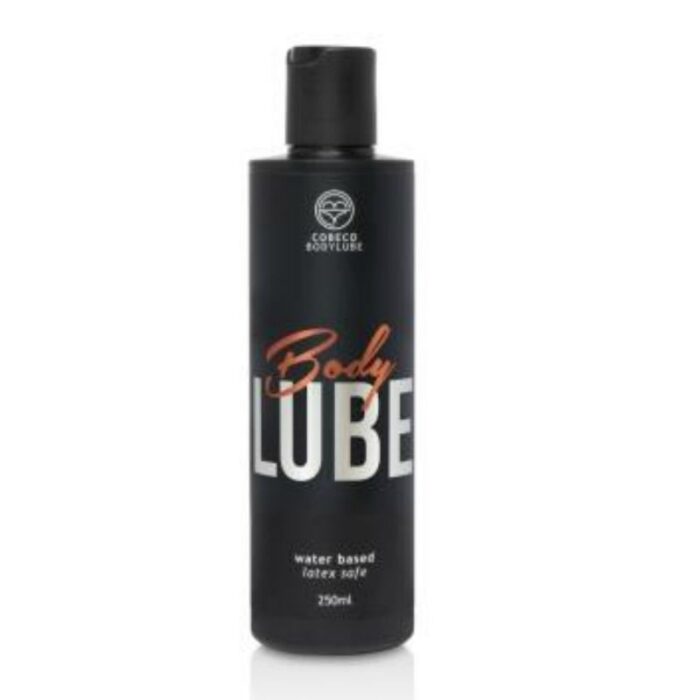 COBECO - BODYLUBE BODY LUBE LUBRICANTE BASE AGUA LATEX SAFE 250ML - CandyHot - Foto 1