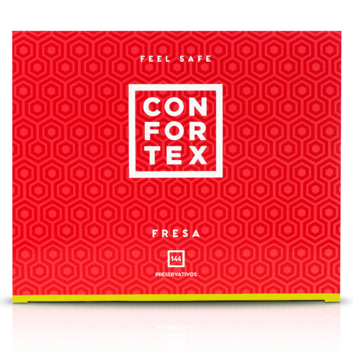 CONFORTEX - PRESERVATIVOS FRESA CAJA 144 UDS - CandyHot - Foto 2