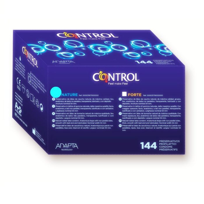 CONTROL - ADAPTA NATURE PRESERVATIVOS 144 UNIDADES - CandyHot - Foto 1