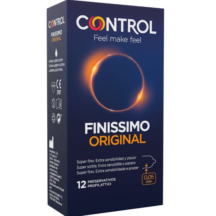 CONTROL - FINISSIMO PRESERVATIVOS 12 UNIDADES - CandyHot - Foto 1
