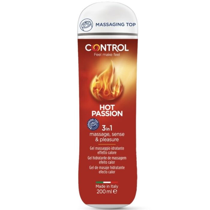 CONTROL - GEL 3 EN 1 HOT PASSION 200 ML - CandyHot - Foto 1