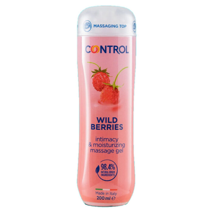 CONTROL - GEL DE MASAJE 3 EN 1 WILD BERRIES 200 ML - CandyHot - Foto 1
