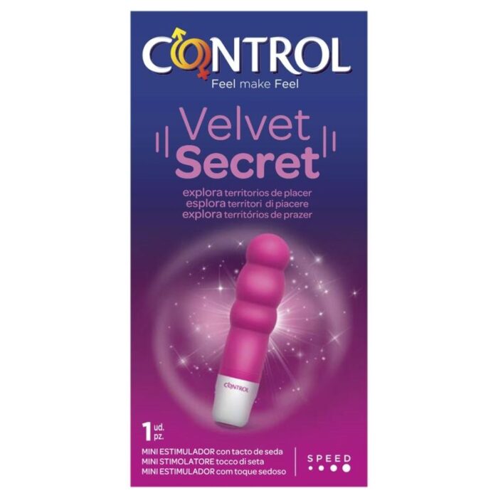 CONTROL - VELVET SECRET MINI ESTIMULADOR - CandyHot - Foto 4